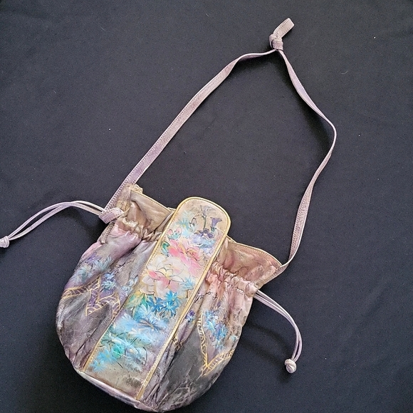 Handbags - Vintage Handpainted Leather Purse